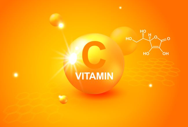 Ilustrace vitamín C.